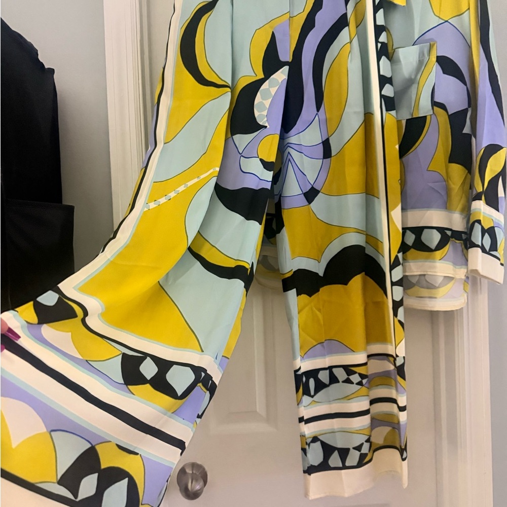 Colorful Abstract Patterned Skirt - Picture 3 of 8